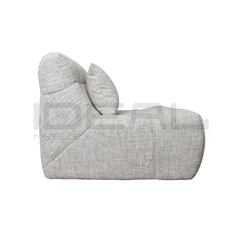 Fotel nowoczesny Lazy szerokie siedzisko