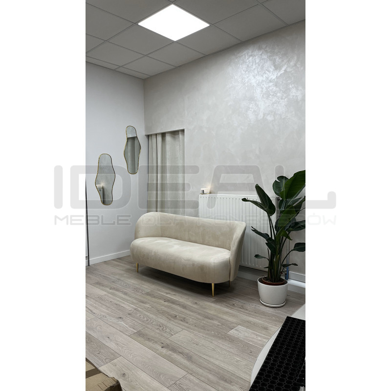 Sofa glamour nowoczesna na nóżkach Aldo 2 os.