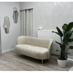 Sofa glamour nowoczesna na nóżkach Aldo 3 os.