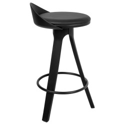 Krzesło barowe czarne MILA 65
