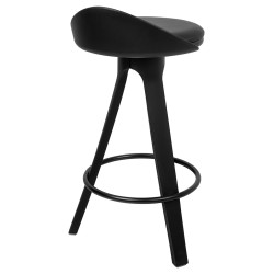 Krzesło barowe czarne MILA 65