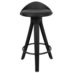 Krzesło barowe czarne MILA 65