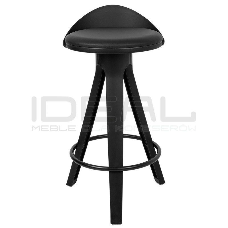 Krzesło barowe czarne MILA 65