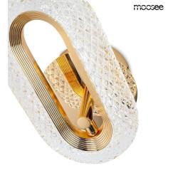 Kinkiet kryształowy JEWEL złoty