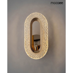 Kinkiet kryształowy JEWEL złoty