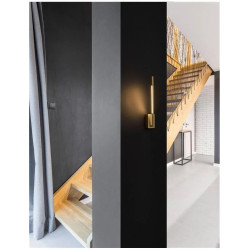 Złoty Kinkiet obrotowy wg własnej osi i po okręgu Moccio