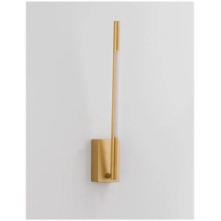 Złoty Kinkiet obrotowy wg własnej osi i po okręgu Moccio