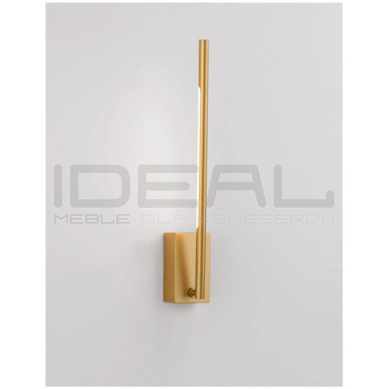 Złoty Kinkiet obrotowy wg własnej osi i po okręgu Moccio