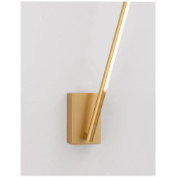 Złoty Kinkiet obrotowy wg własnej osi i po okręgu Moccio