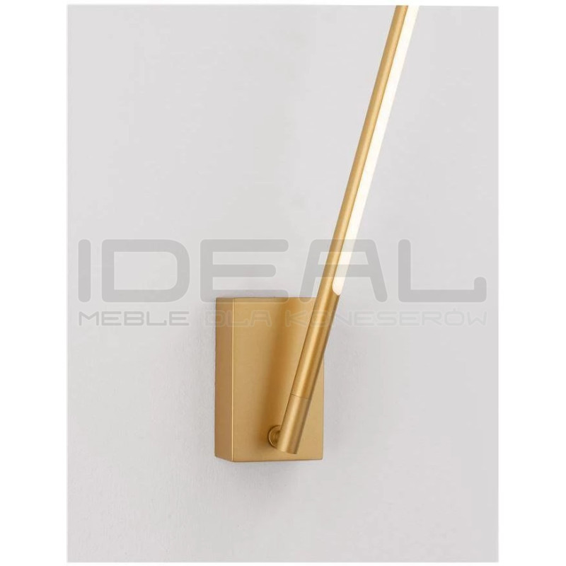 Złoty Kinkiet obrotowy wg własnej osi i po okręgu Moccio