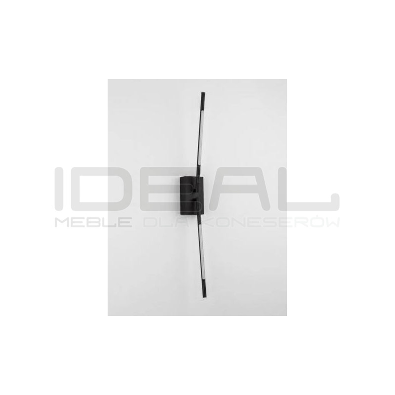 Kinkiet obrotowy Moccio 2 ramiona czarny