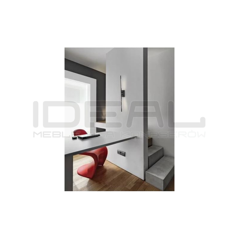 Kinkiet obrotowy Moccio 2 ramiona czarny