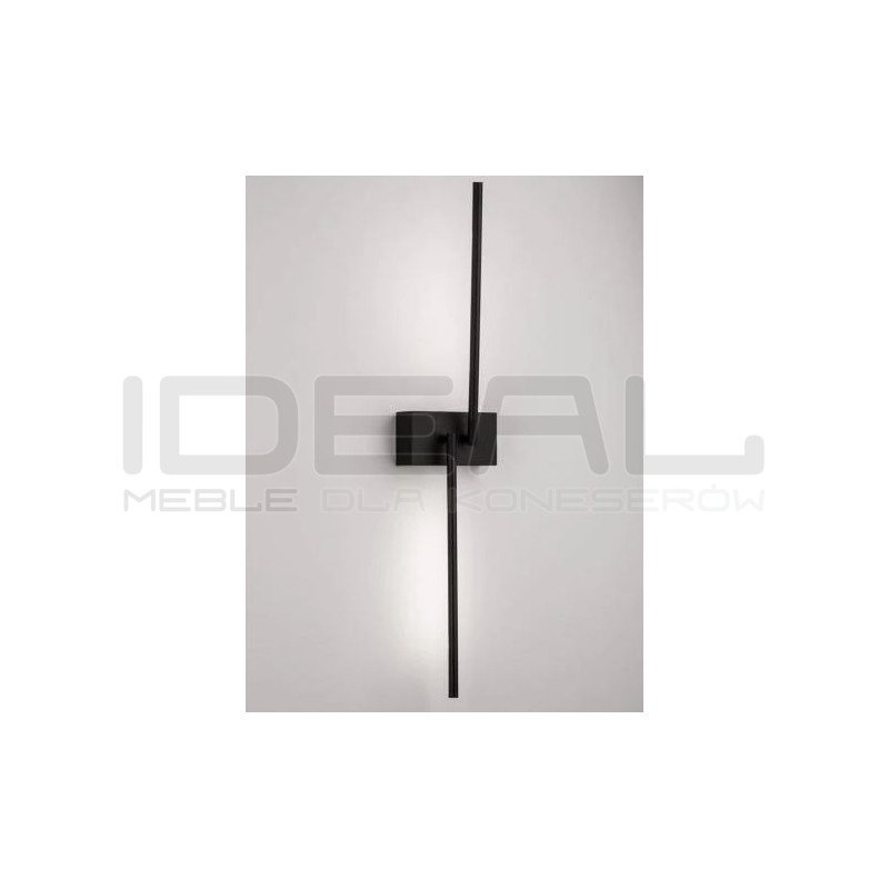 Kinkiet obrotowy Moccio 2 ramiona czarny