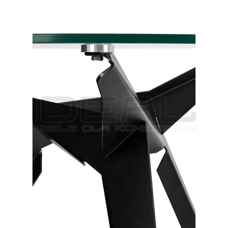 Stół okrągły CRAB 90 czarny