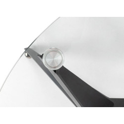 Stół okrągły CRAB 90 czarny