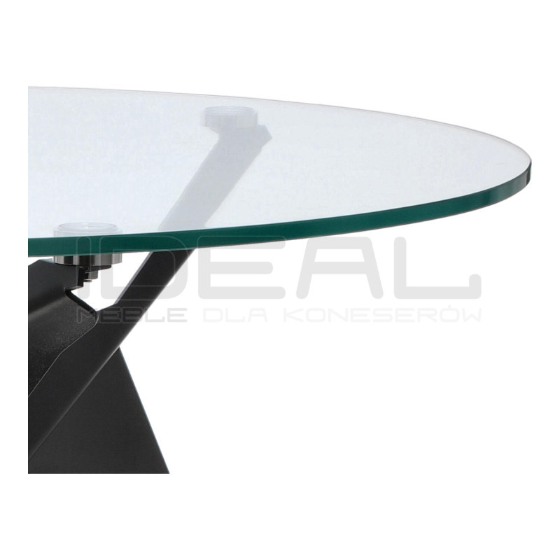 Stół okrągły CRAB 90 czarny