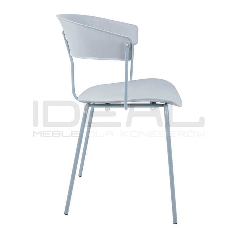 Krzesło Kubełkowe Laugar Szare