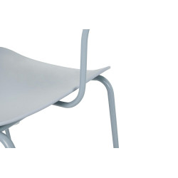 Krzesło Kubełkowe Laugar Szare