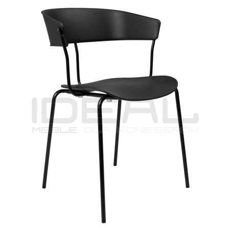 Krzesło loftowe JETT czarne