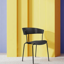 Krzesło loftowe JETT czarne