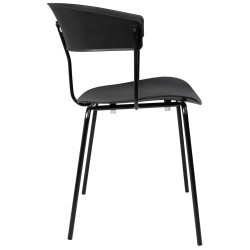 Krzesło loftowe JETT czarne