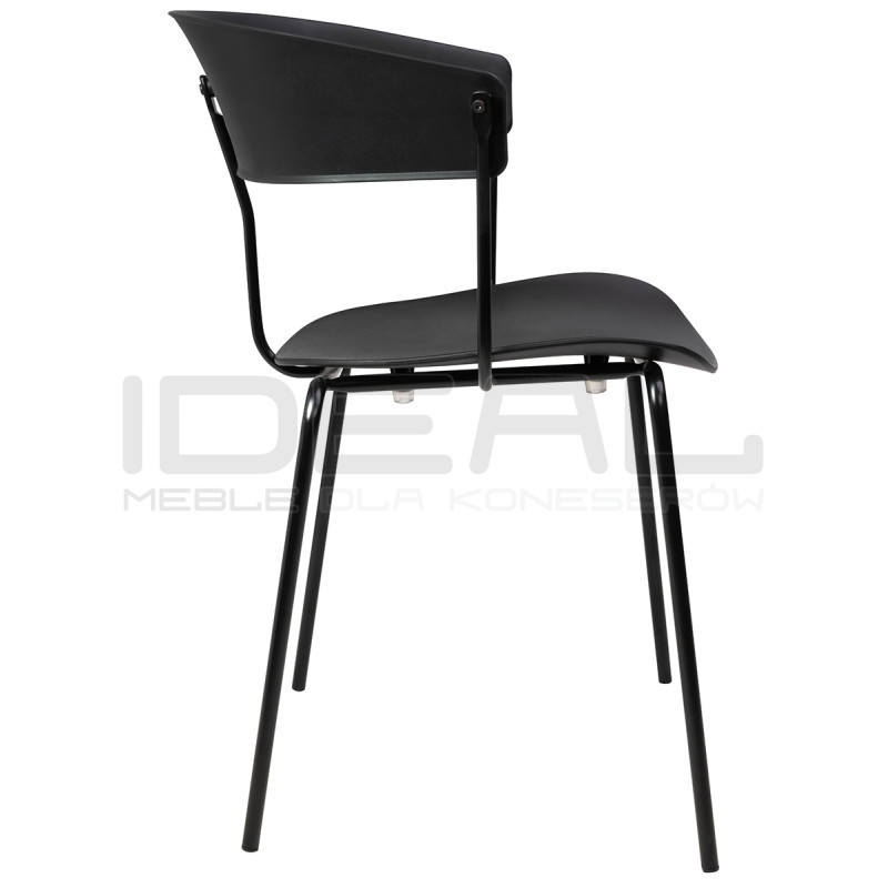 Krzesło loftowe JETT czarne