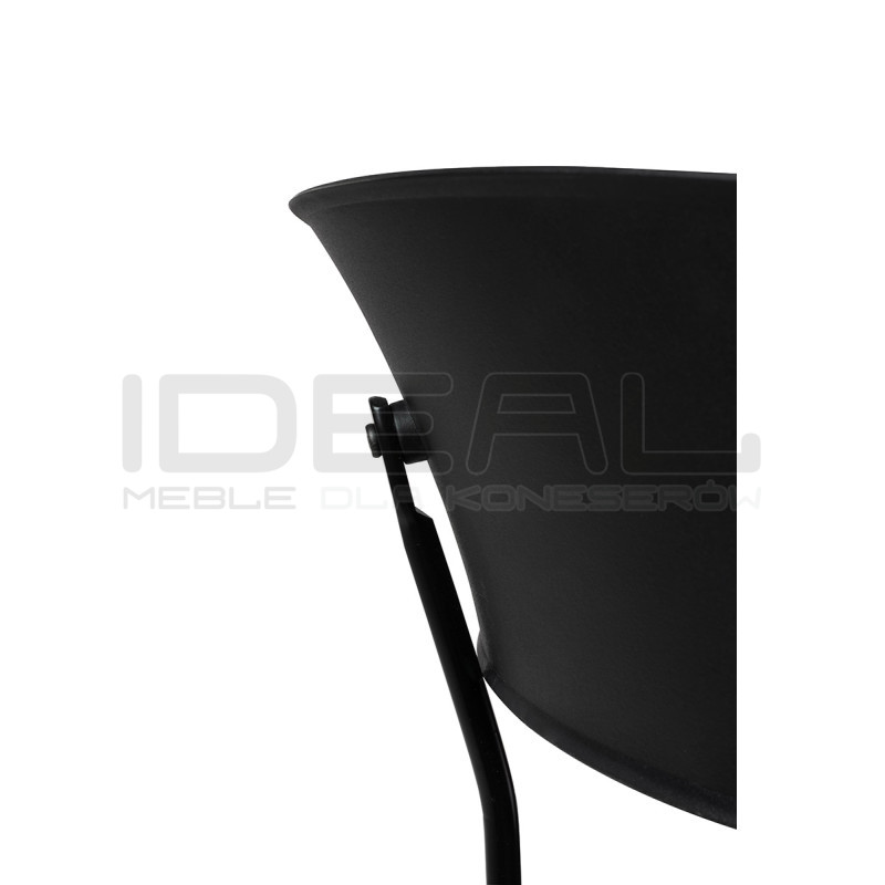 Krzesło loftowe JETT czarne