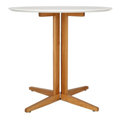 Niewielki Stół okrągły Brich 80 dąb do małej kuchni