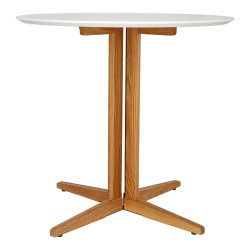 Niewielki Stół okrągły Brich 80 dąb do małej kuchni