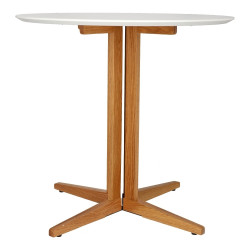 Niewielki Stół okrągły Brich 80 dąb do małej kuchni