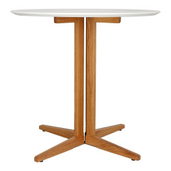 Niewielki Stół okrągły Brich 80 dąb do małej kuchni