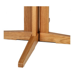 Niewielki Stół okrągły Brich 80 dąb do małej kuchni