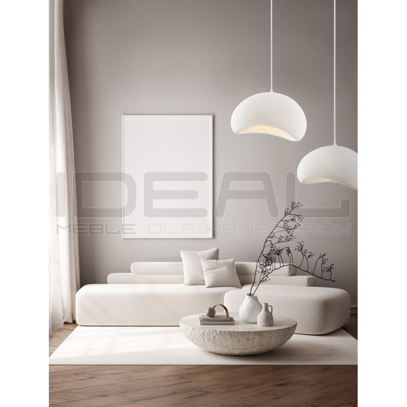 Lampa wisząca Wabi 50 biała jak chmurka