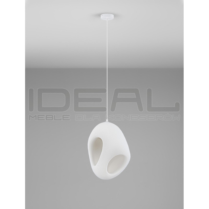 Lampa wisząca Wabi 30 biała nieregularna