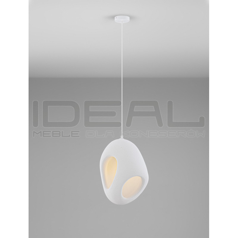 Lampa wisząca Wabi 30 biała nieregularna