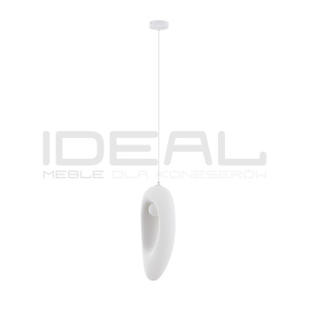 Lampa wisząca Wabi 18 biała nieregularna w stylu boho