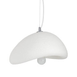 Lampa wisząca STONE biała 30 styl boho nieregularny kształt