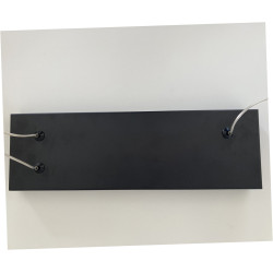 Pozioma Lampa wisząca czarna NEW AGE LED 120 nad wyspę