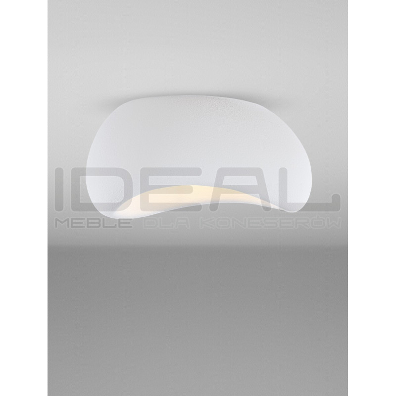 Nowoczesny Plafon WABI 60 BIAŁY w stylu boho, japandi