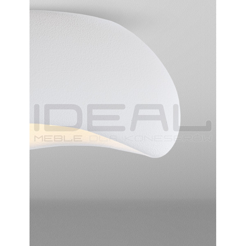 Nowoczesny Plafon WABI 60 BIAŁY w stylu boho, japandi