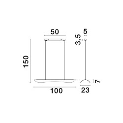 Duża lampa wisząca Light 97 bezbarwny duży klosz