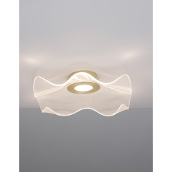 Plafon Blowin 50 LED delikatny zwiewny nowoczesny