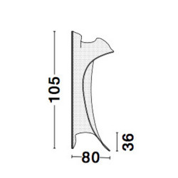 Plafon Blowin 50 LED delikatny zwiewny nowoczesny