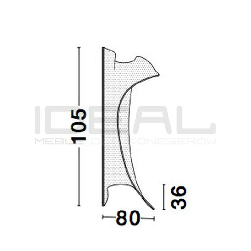 Plafon Blowin 50 LED delikatny zwiewny nowoczesny