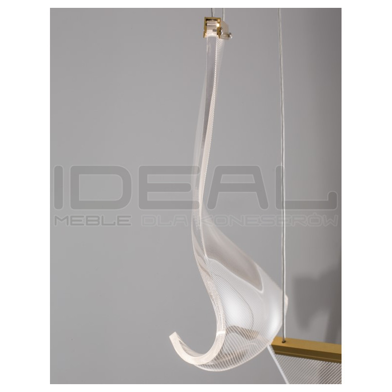 Lampa wisząca Blowin LED 3 klosze o nietypowym kształcie