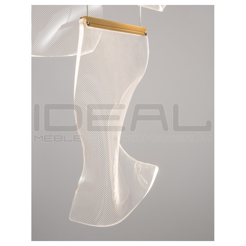 Lampa wisząca Blowin LED 6 kloszy jak dzwonki wietrzne