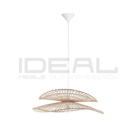 Lampa wisząca Samba 60 bambus rattan boho japandi