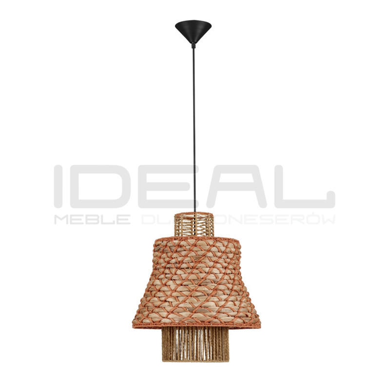 Lampa boho String 40 sznurek naturalny hiacynt wodny