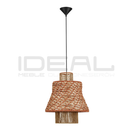 Lampa boho String 40 sznurek naturalny hiacynt wodny