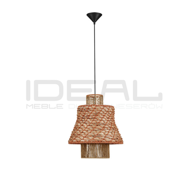 Lampa boho String 40 sznurek naturalny hiacynt wodny